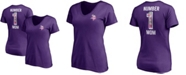 Fanatics Women's Purple Minnesota Vikings Mother's Day V-Neck T-shirt